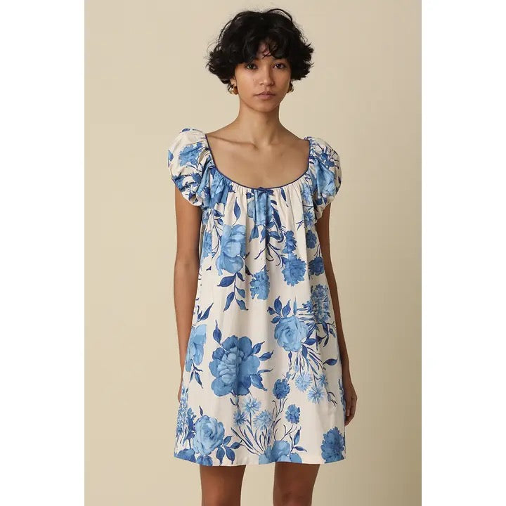 Anya Gingham Babydoll Dress