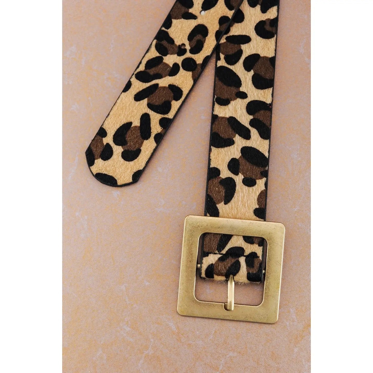 Classic Oversized Square Buckle Belt