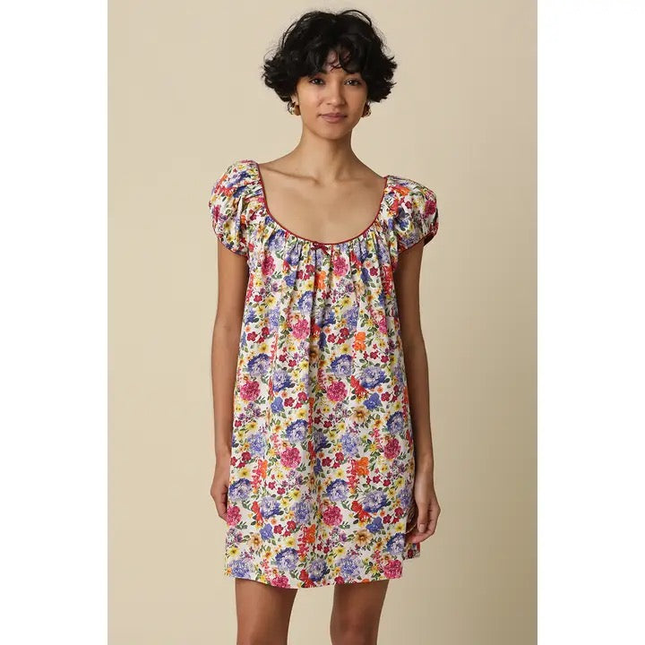 Anya Gingham Babydoll Dress