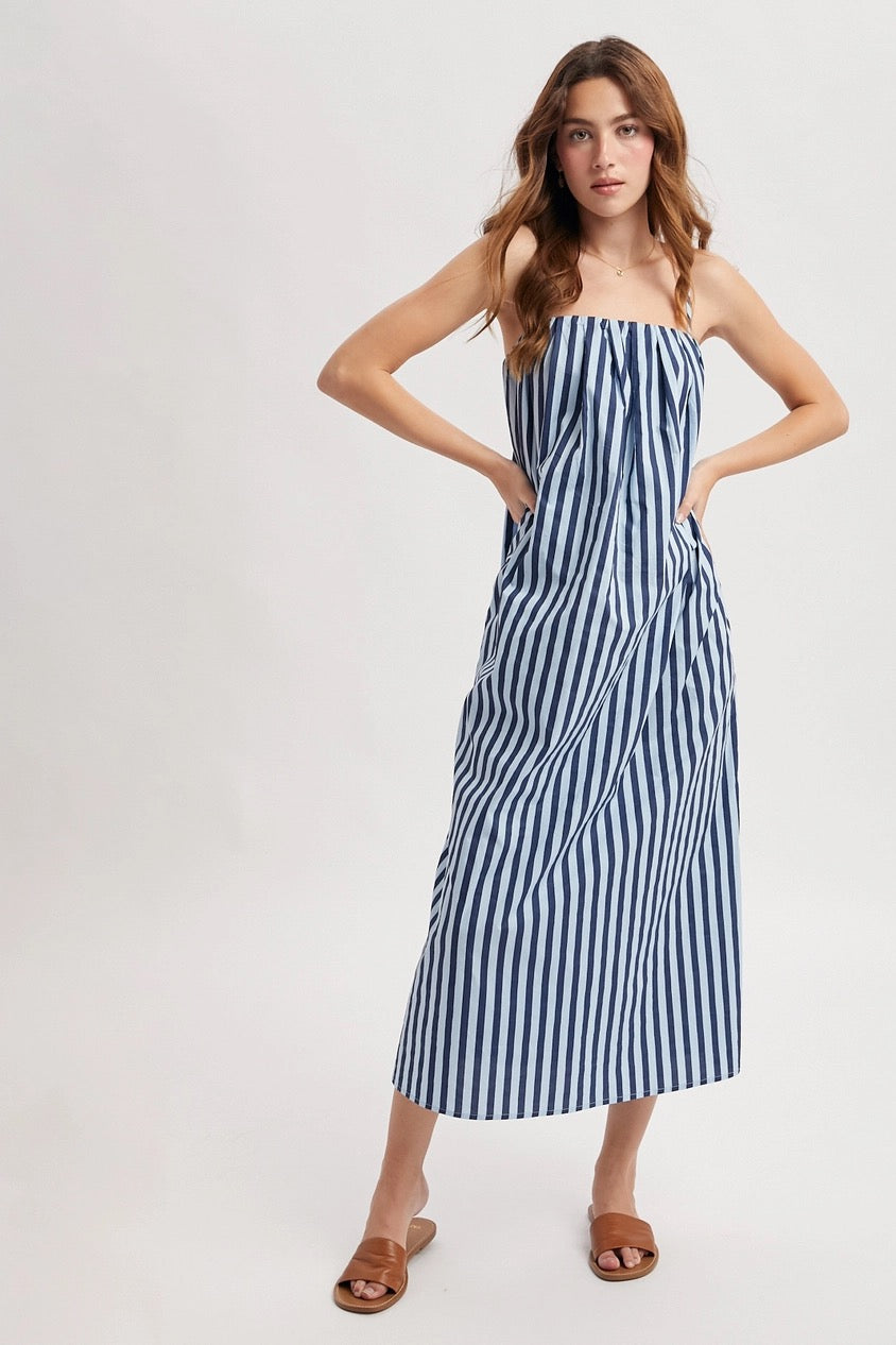 Striped Midi Dress
