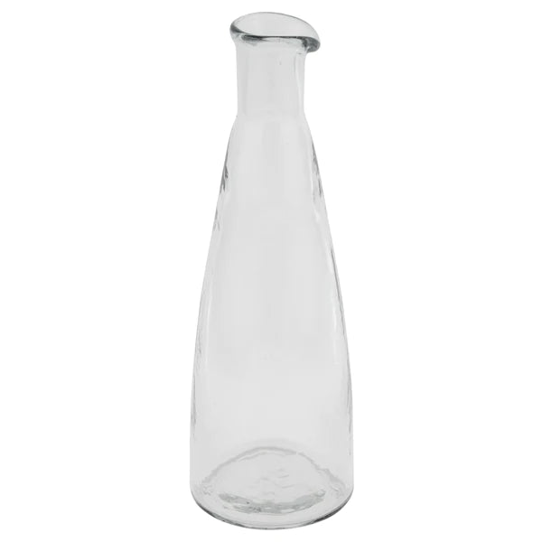 Hammered Half Carafe | Clear