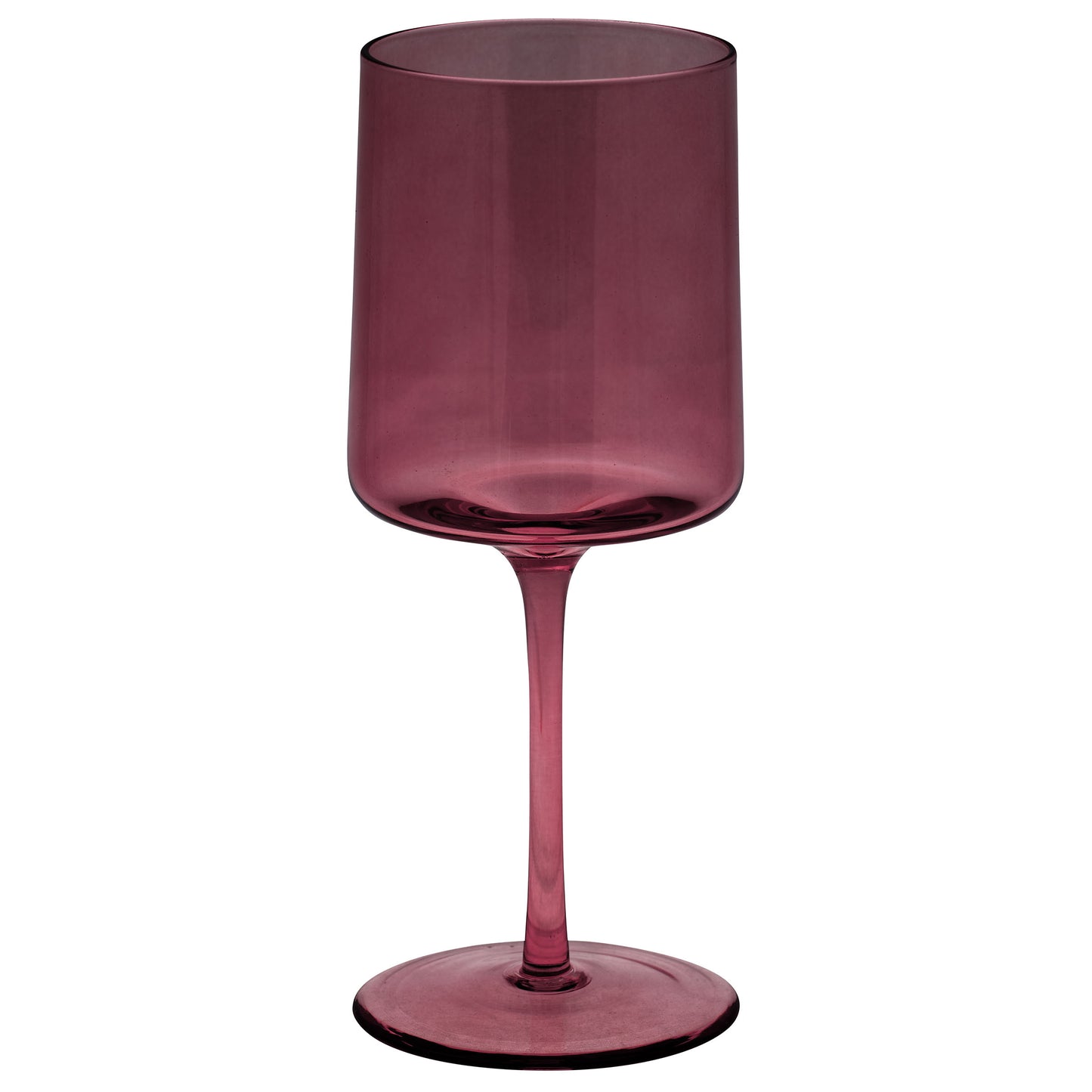 Mid Century Wine Glass | Garnet