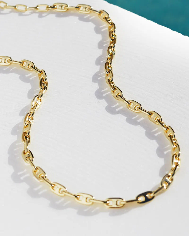 Bailey Chain Necklace | Gold