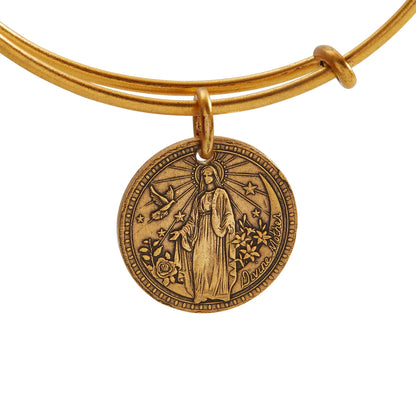 Mother Mary + Archangel Michael Protection Bangle