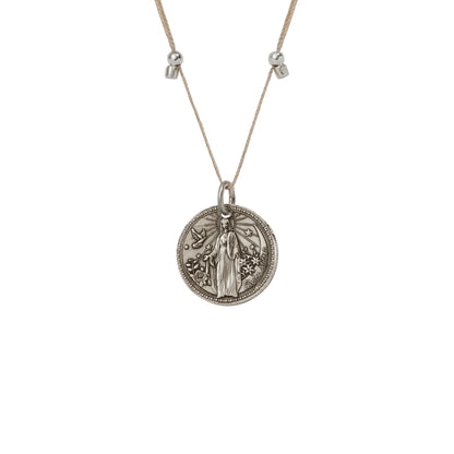 Mother Mary + Archangel Gabriel Guidance Necklace