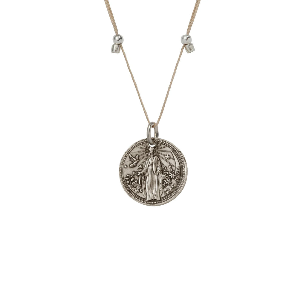 Mother Mary + Archangel Raphael Healing Necklace