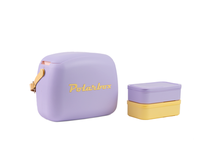 Polarbox Cooler Bag | Summer Lilac Yellow