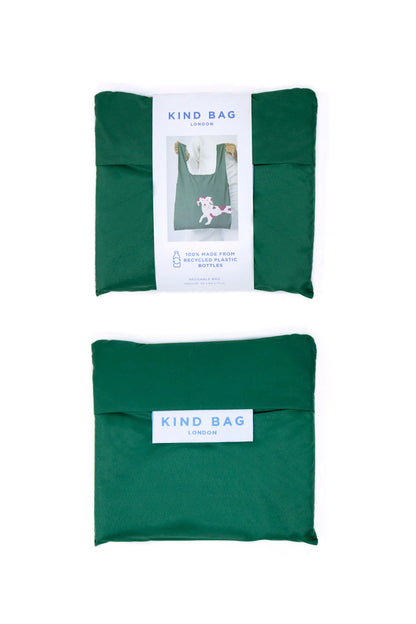 Medium Reusable Bag | Checkerboard | Dog