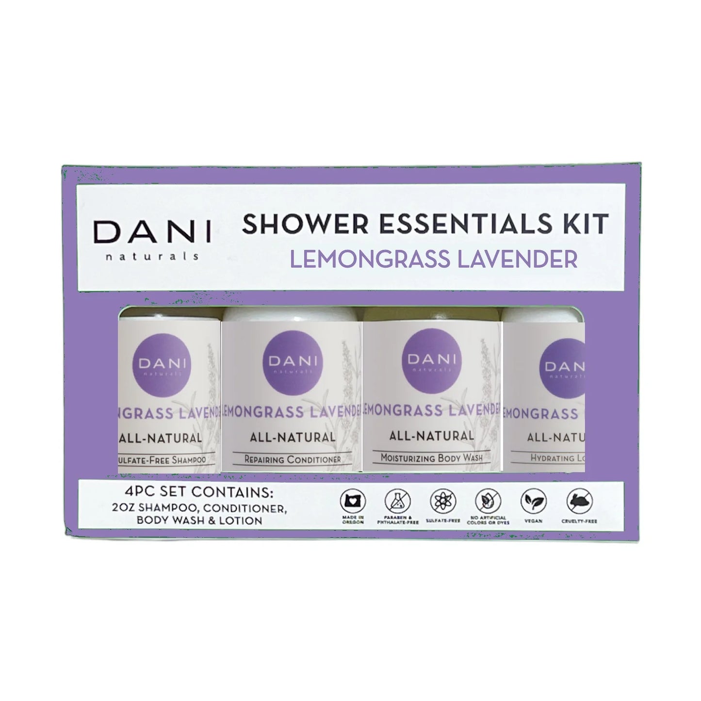 Shower Essentials Kit | Lavender Lemongrass