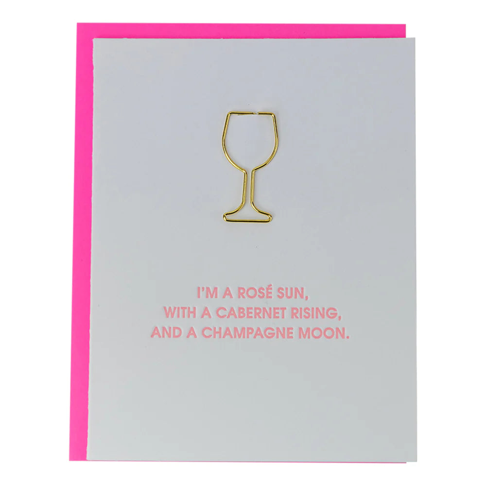 Wine Signs Paperclip Card