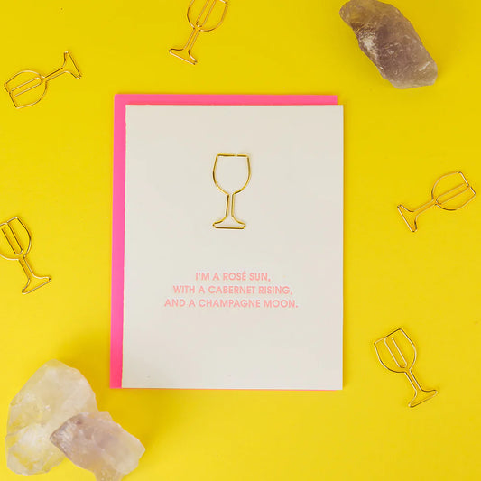 Wine Signs Paperclip Card
