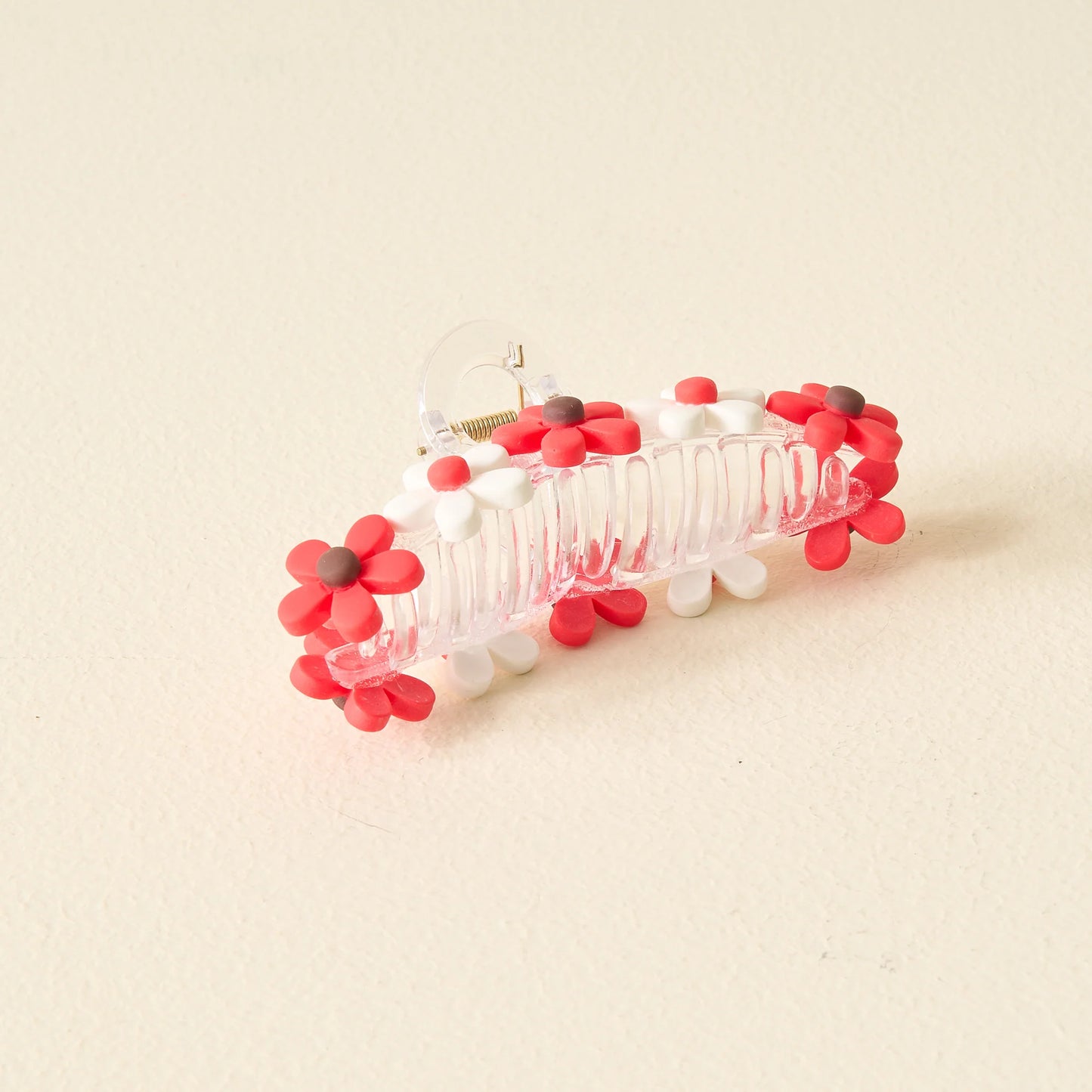 Game Day Daisy Claw Clip | Red