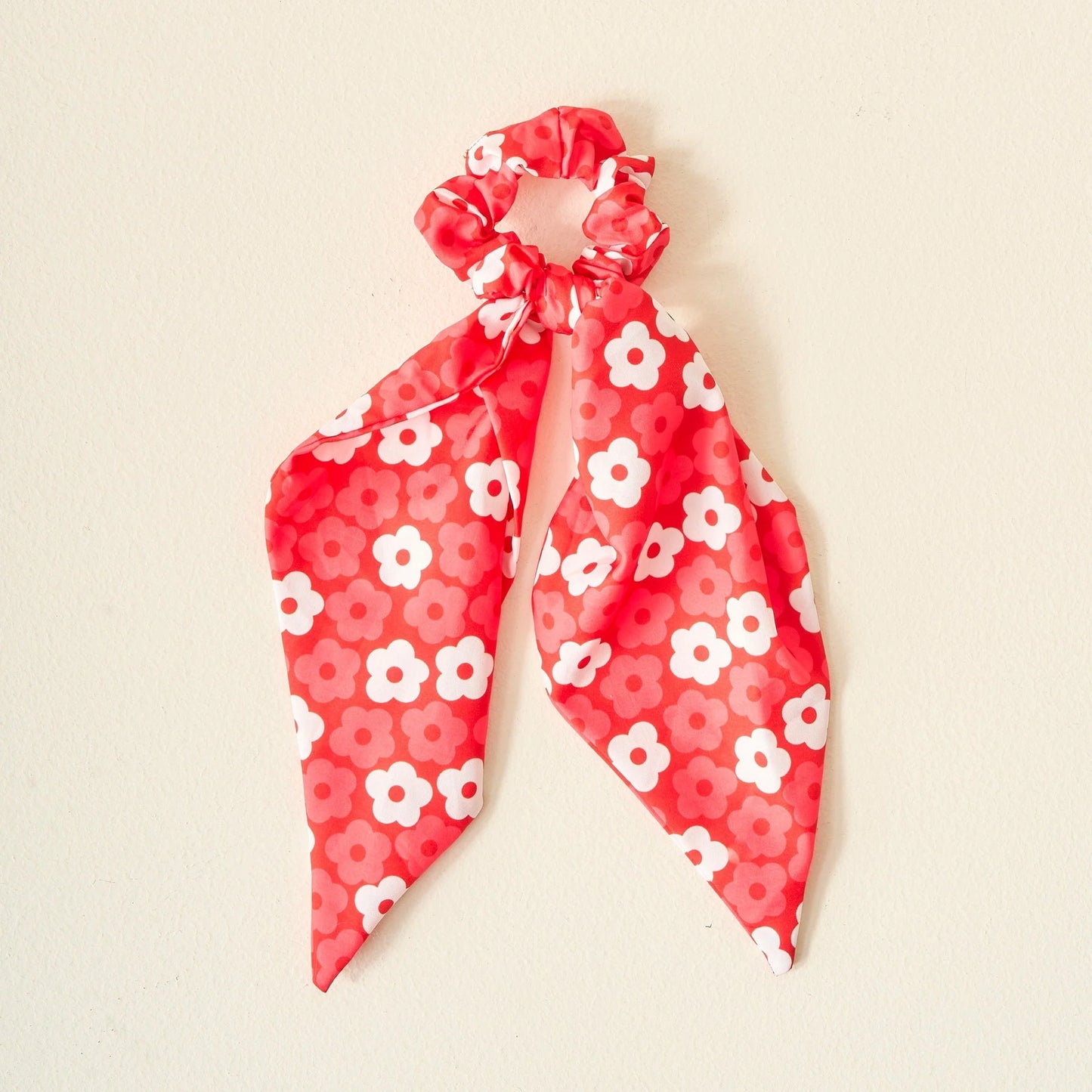 Game Day Hair Scarf Scrunchie | Red