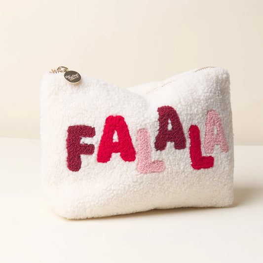 Holiday Teddy Pouch | Fa La La