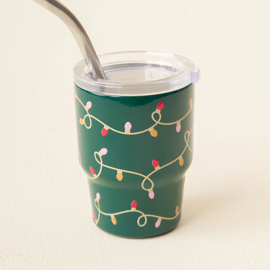 2 oz Tiny Tumbler | Christmas Lights