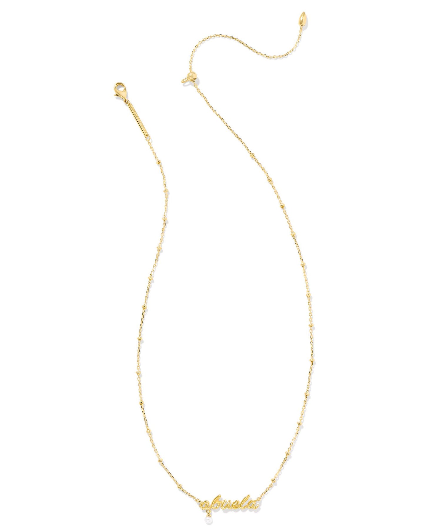 Abuela Script Necklace | Gold