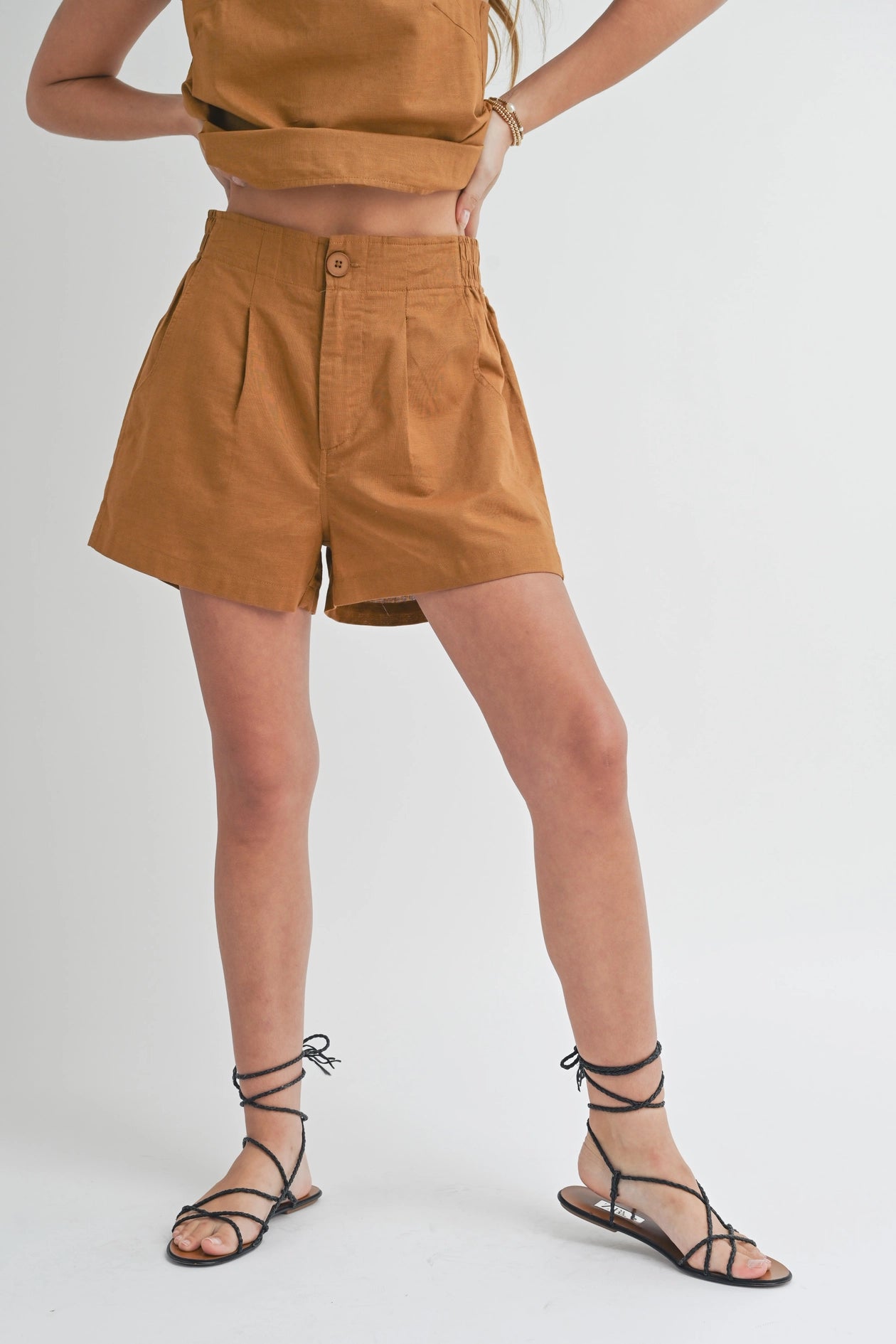 Elastic Waist Band Shorts