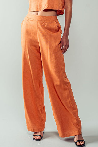 Premium Wide Legged Linen Pants