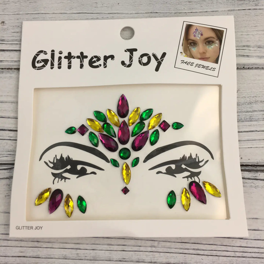 Mardi Gras Face Jewels