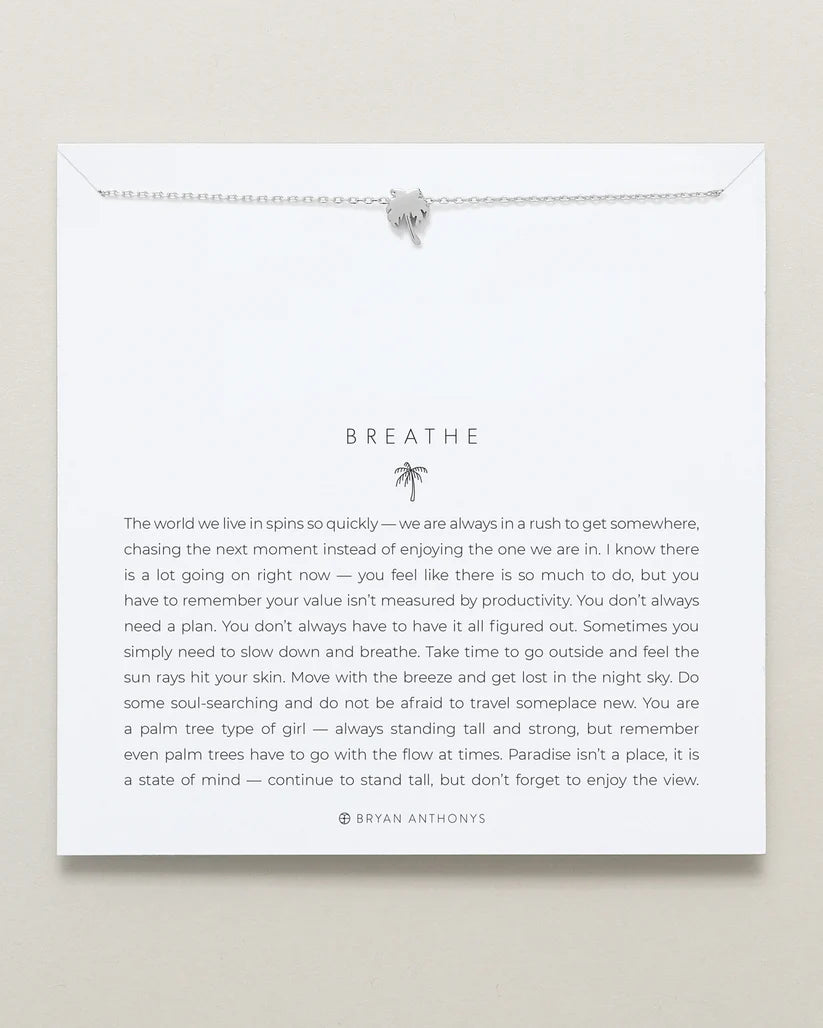 Breathe Icon Necklace