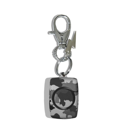 Mini Safety Alarm | Grey Camo Soft Touch