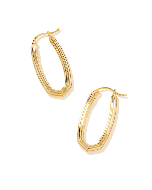 Heather Hoop Earrings | Gold