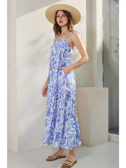 Plus | Summer Resort Printed Sundress