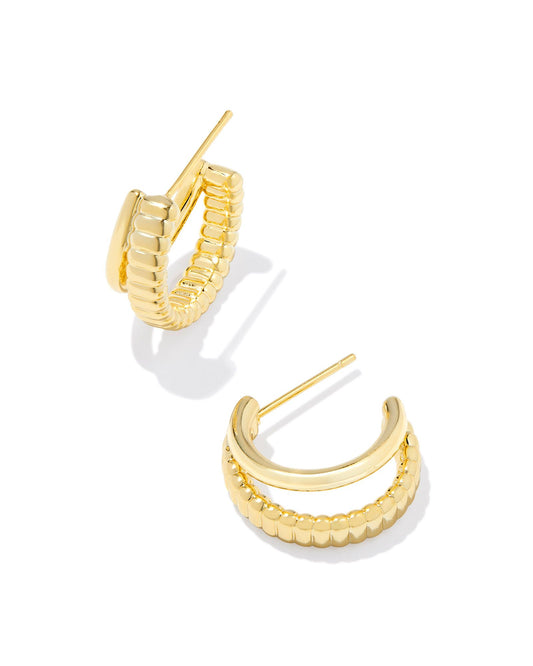 Layne Huggie Earrings | Gold
