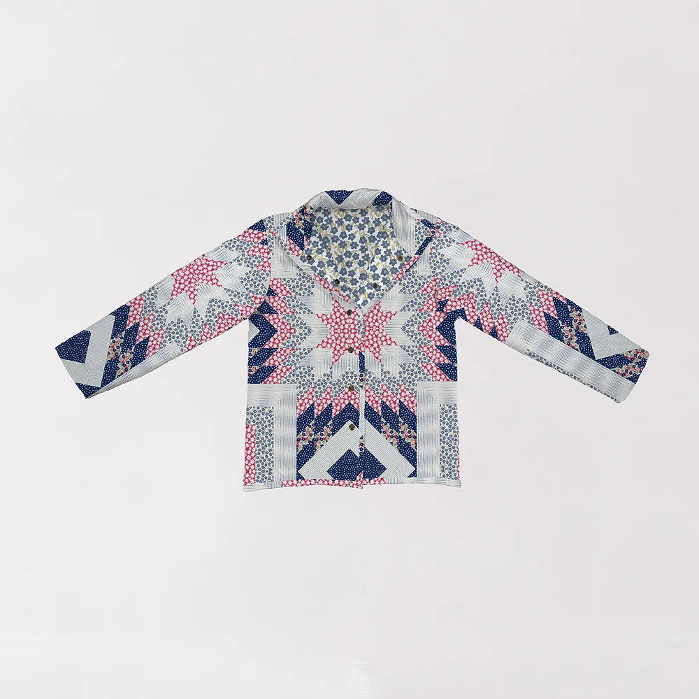 Adeline Patchwork Americana Snap Jacket