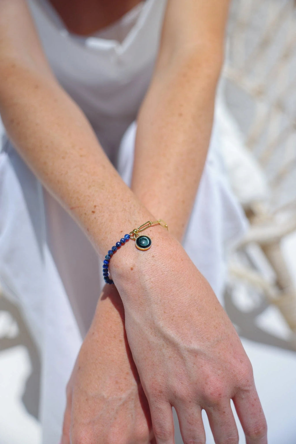 Bhavana Crystal Bracelet | Lapis
