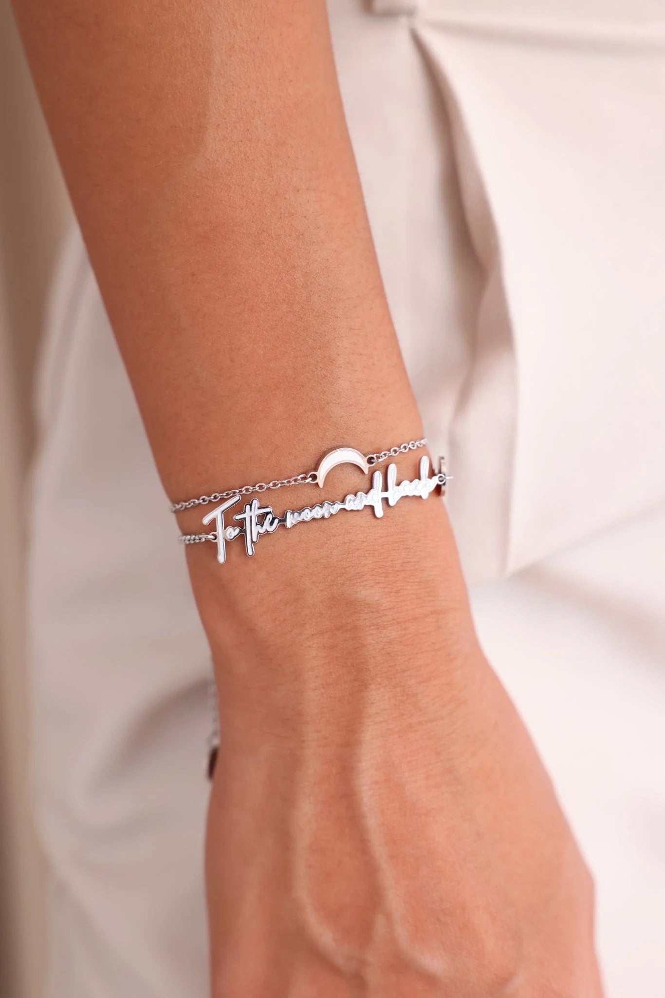 Lumina Luna Crescent Moon Adjustable Bracelet