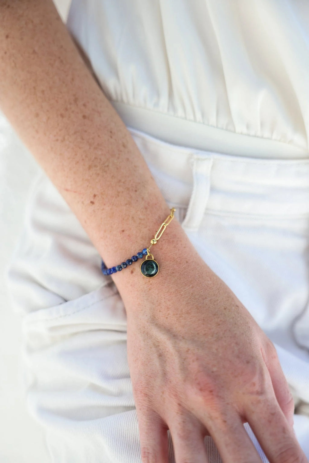 Bhavana Crystal Bracelet | Lapis
