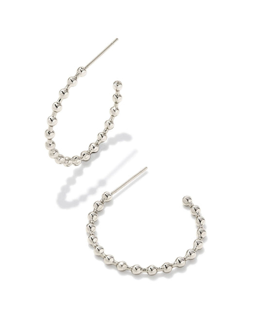 Oliver Hoop Earrings | Silver