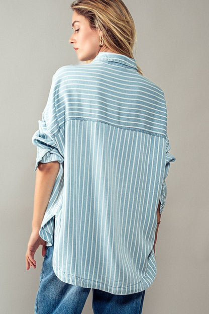 Horizon Striped Pocket Shirt