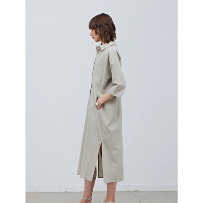 Cotton Shirt Dress