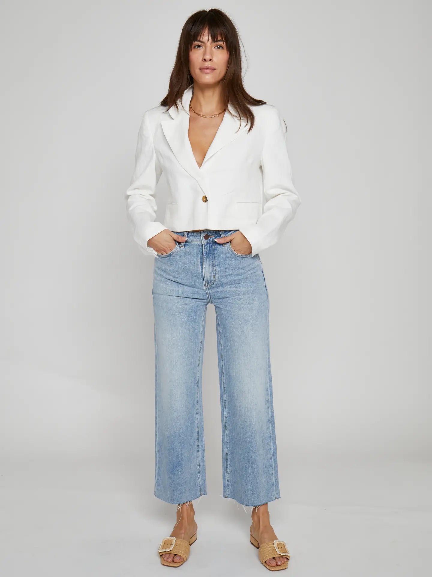 Aberdeen Ankle Crop High Rise Jean