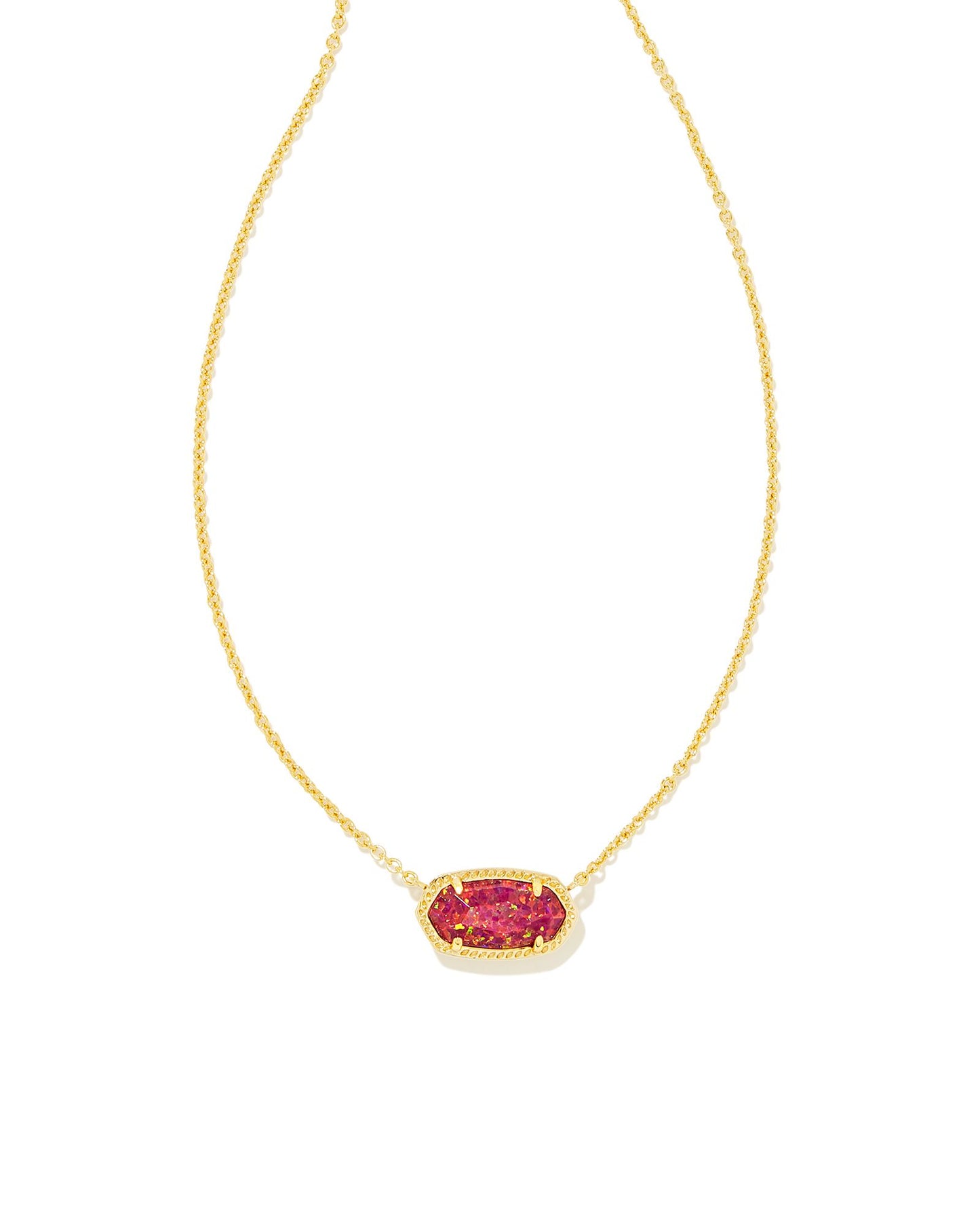Elisa Necklace | Gold Berry Opal