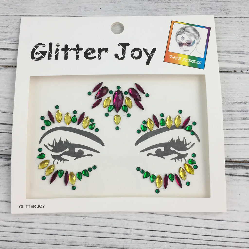 Mardi Gras Face Jewels