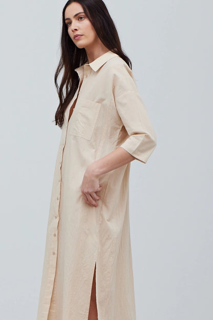 Cotton Shirt Dress