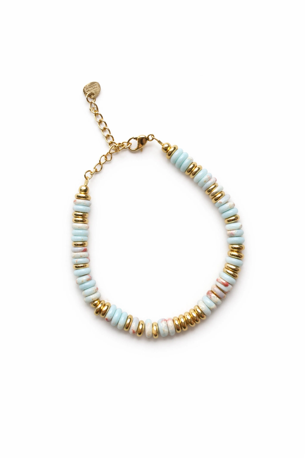 Coastal Gold Beaded Bracelet