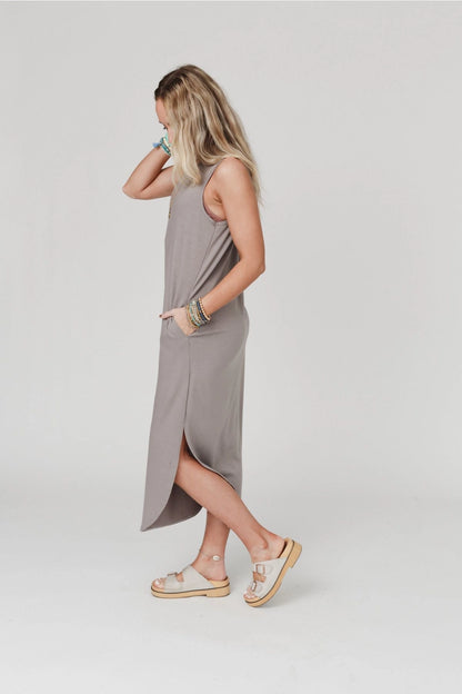 Cassie Sleeveless Pocket Maxi Dress | Coco