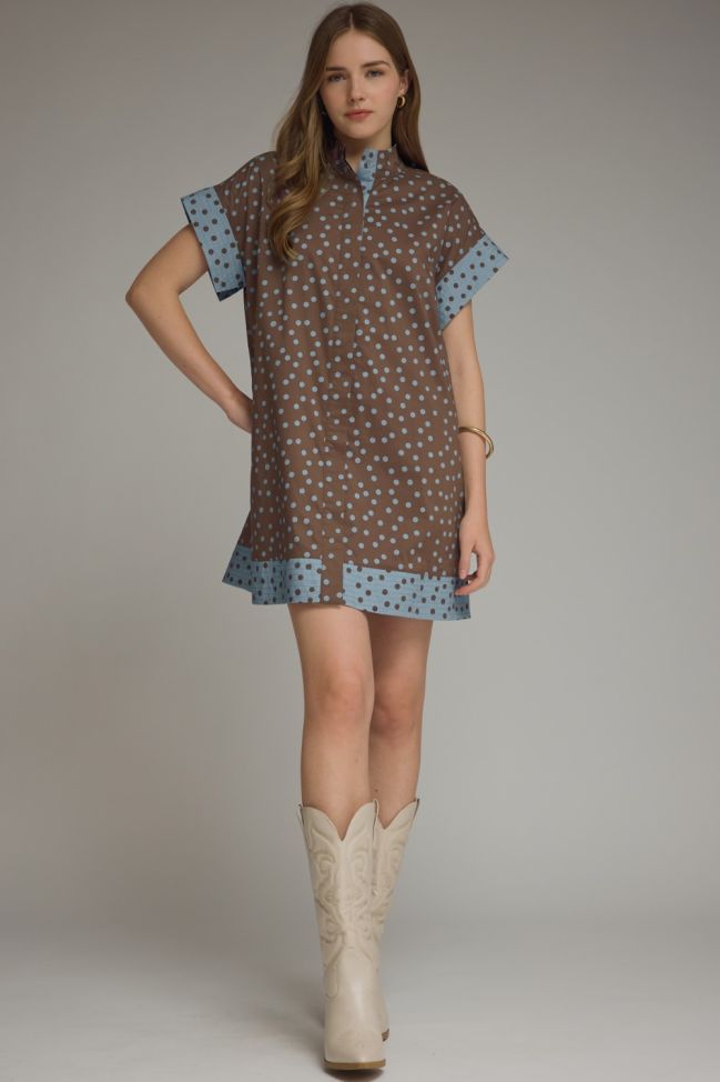 Short Sleeve MIdi Dress