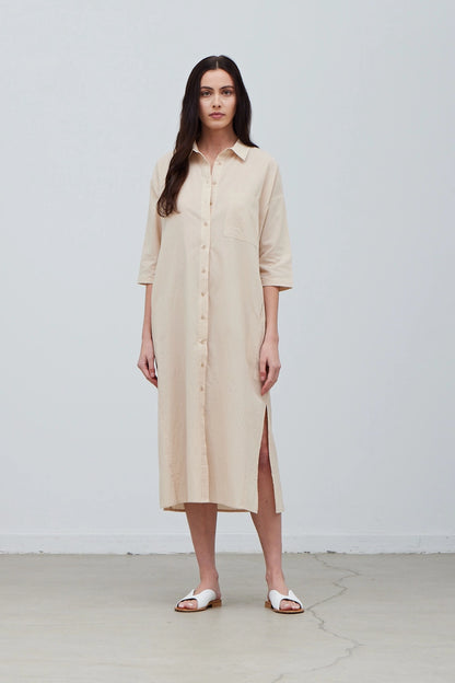 Cotton Shirt Dress