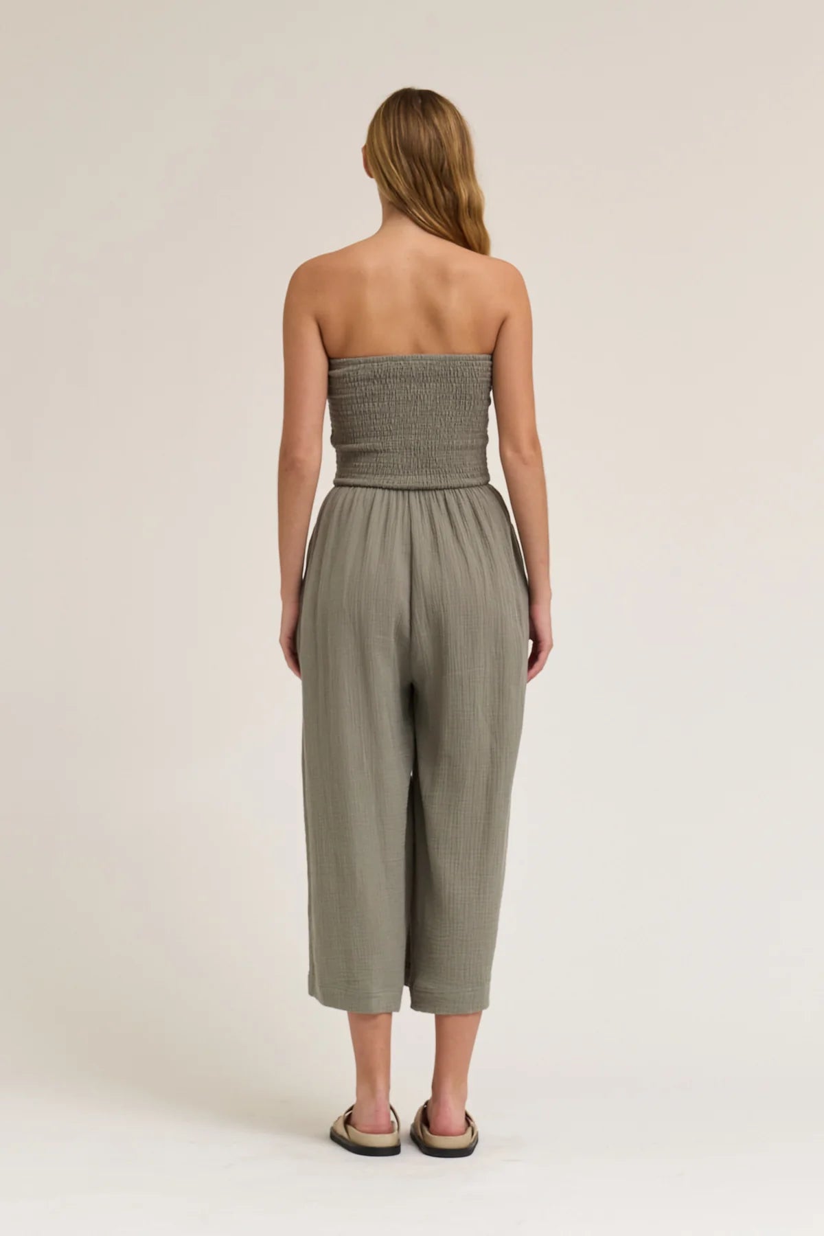 The Front Gauze Jumpsuit