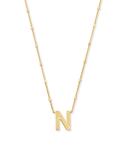 Letter Necklace | Gold