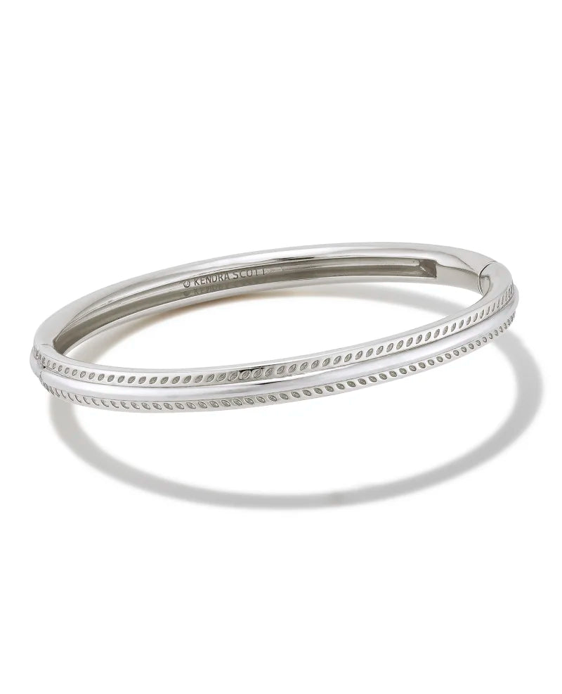 Merritt Bangle Bracelet | Silver M/L