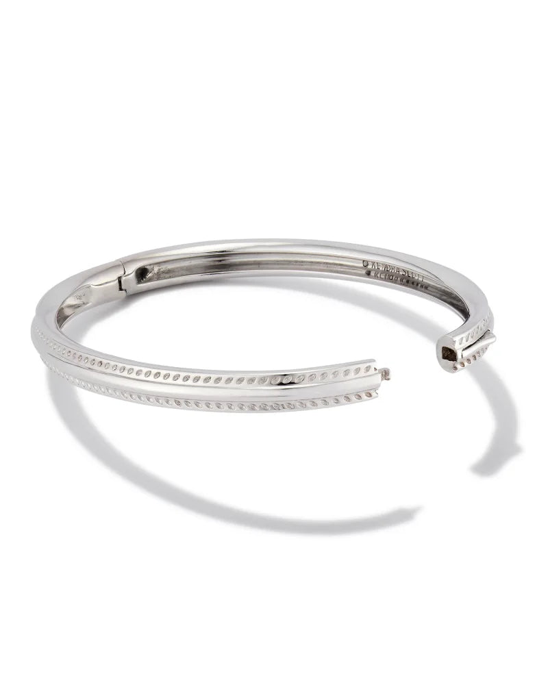Merritt Bangle Bracelet | Silver M/L