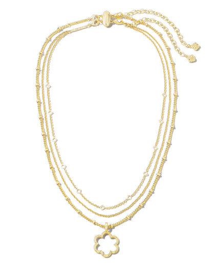 Susie Multi Strand Necklace | Gold