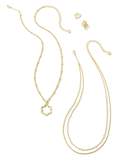 Susie Multi Strand Necklace | Gold