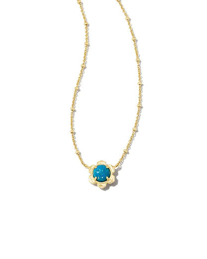 Susie Necklace | Gold & Marine Opal